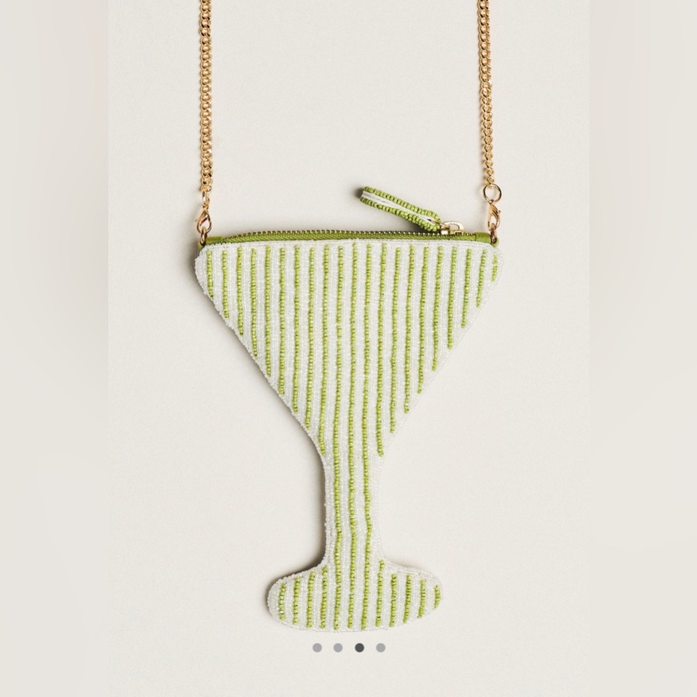 Anthropologie Maeve NWT Beaded Icon Cross Bag - Picture 3 of 7